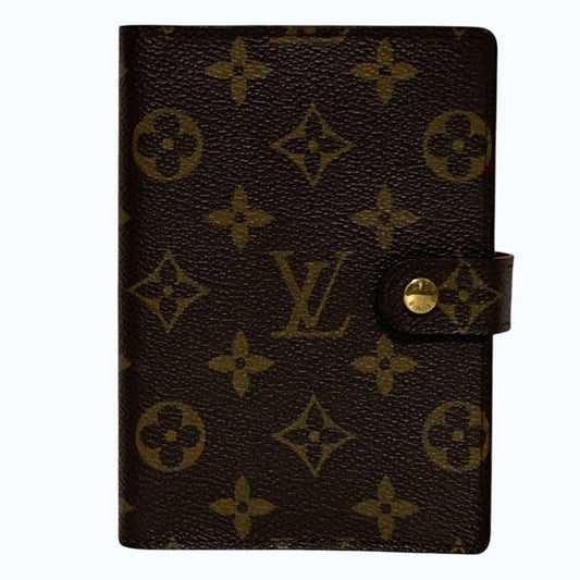 Louis Vuitton Agenda PM Monogram Notebook Cover Brown