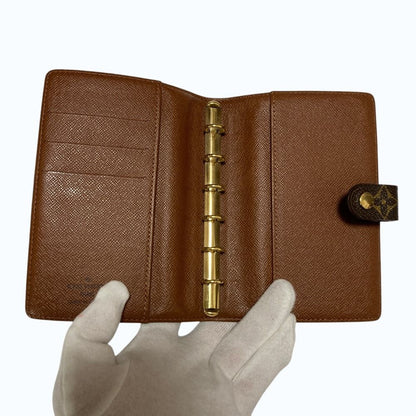 Louis Vuitton Agenda PM Monogram Notebook Cover Brown — view 6