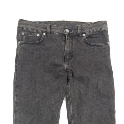 Louis Vuitton Denim Jeans Pants Slim Zip Fly Monogram Patch Archive 26 Gray — view 4