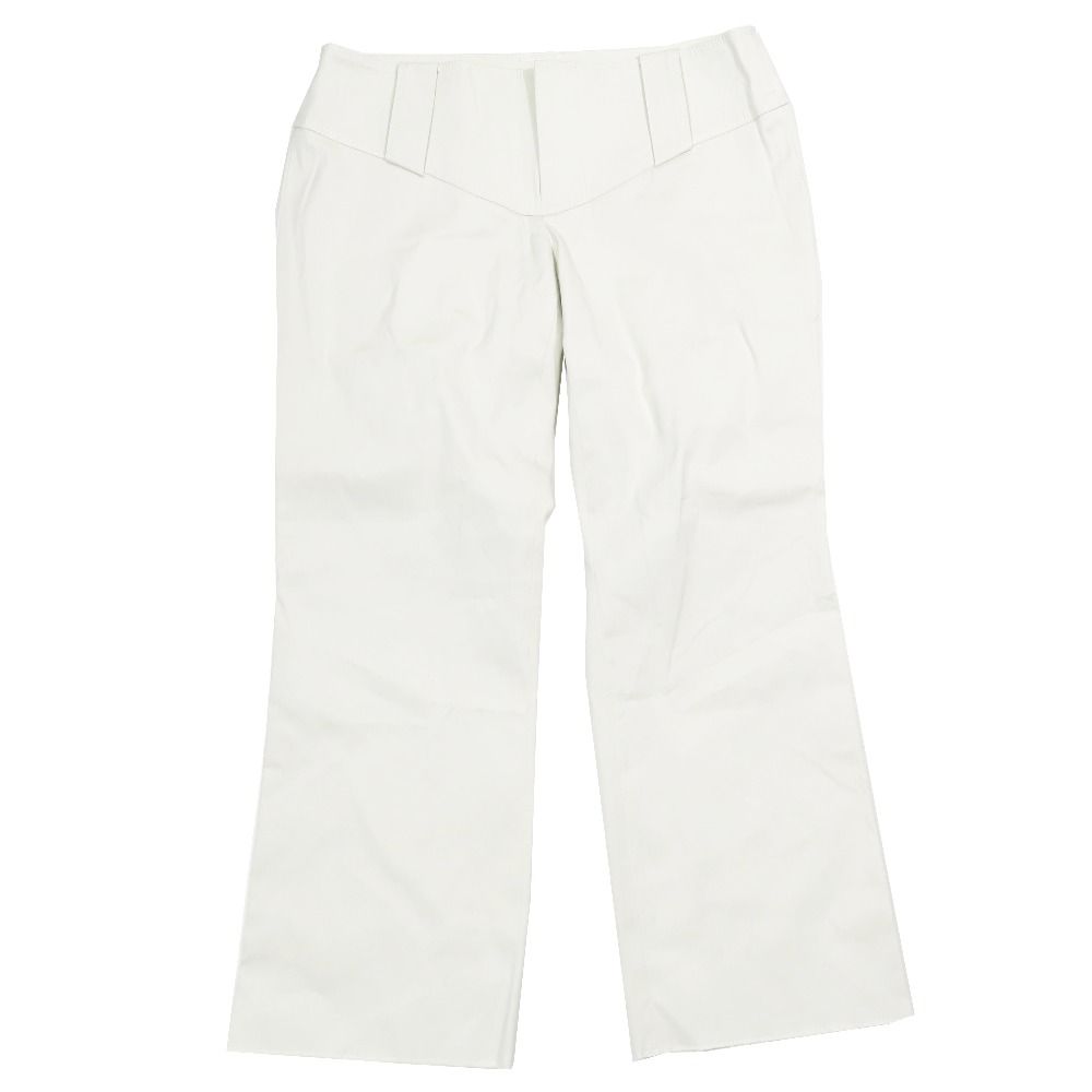 Gucci Vintage Trousers Cropped Pants Straight 40 Light Beige