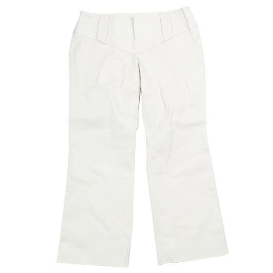 Gucci Vintage Trousers Cropped Pants Straight 40 Light Beige