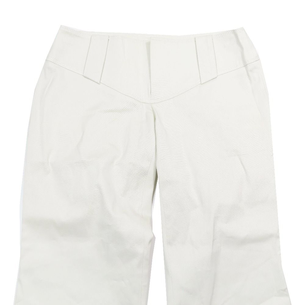 Gucci Vintage Trousers Cropped Pants Straight 40 Light Beige — view 4