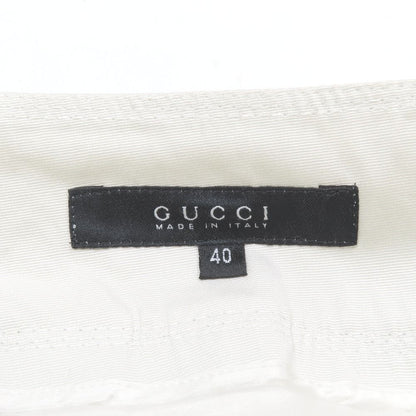 Gucci Vintage Trousers Cropped Pants Straight 40 Light Beige — view 5