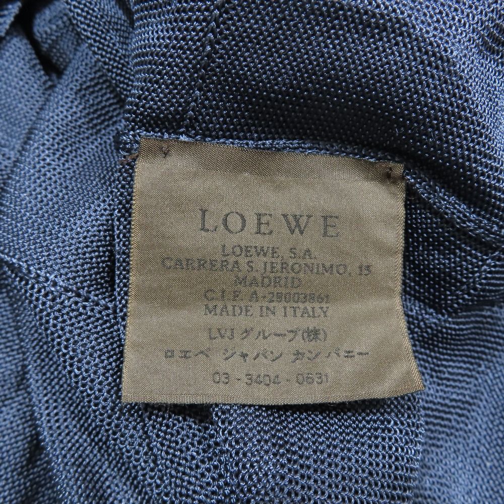 Loewe Rayon Knit Sheath Cardigan Bolero Long Sleeve Round Neck Ruffle — view 7