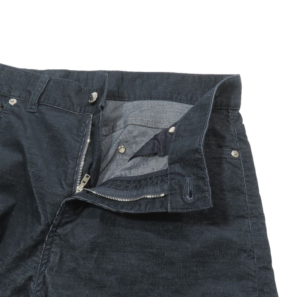 Louis Vuitton Corduroy Pants Slim Straight Zip Fly 28 Indigo Blue — view 3