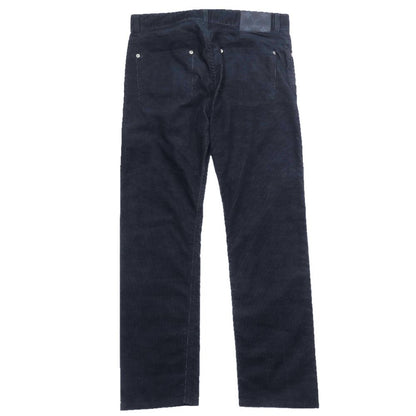 Louis Vuitton Corduroy Pants Slim Straight Zip Fly 28 Indigo Blue — view 2