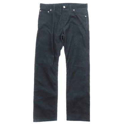 Louis Vuitton Corduroy Pants Slim Straight Zip Fly 28 Indigo Blue