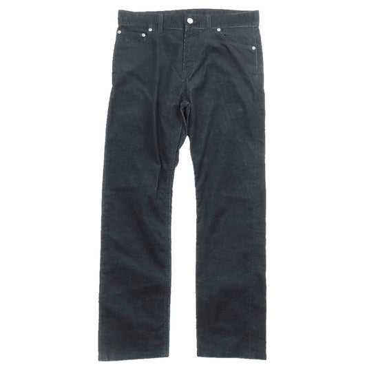 Louis Vuitton Corduroy Pants Slim Straight Zip Fly 28 Indigo Blue