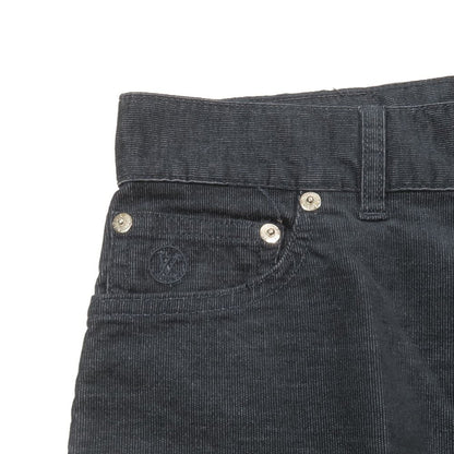 Louis Vuitton Corduroy Pants Slim Straight Zip Fly 28 Indigo Blue — view 5