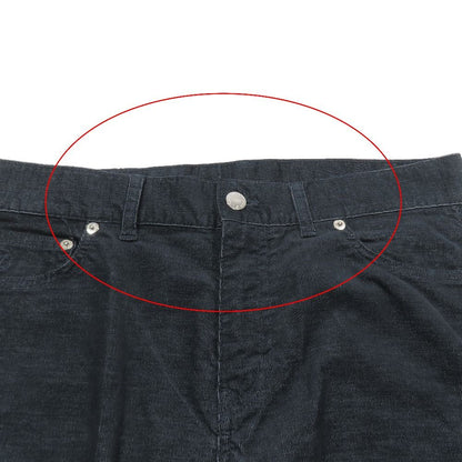 Louis Vuitton Corduroy Pants Slim Straight Zip Fly 28 Indigo Blue — view 9