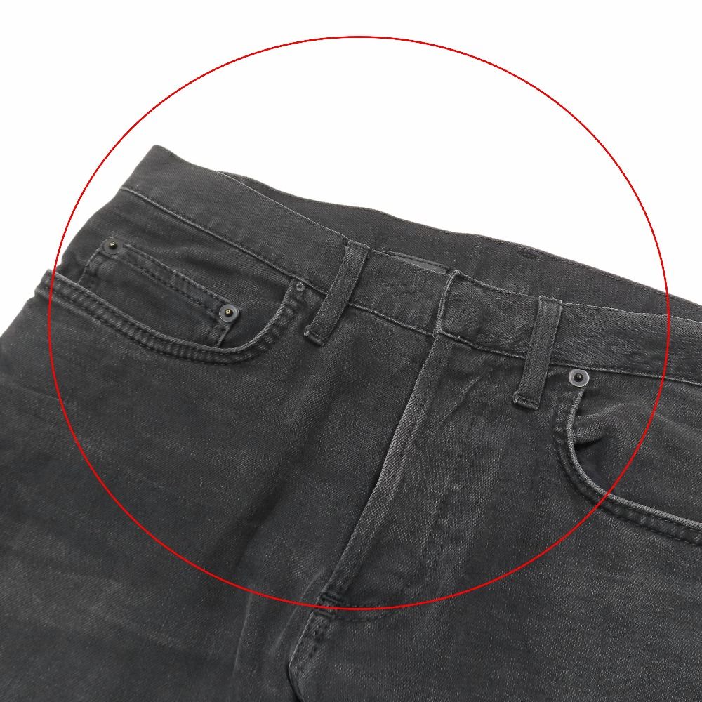 Dior Homme Denim Jeans Pants Slim Skinny Stretch Button Fly 31 Gray — view 8