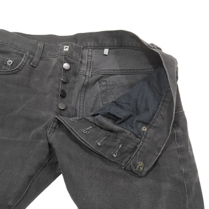 Dior Homme Denim Jeans Pants Slim Skinny Stretch Button Fly 31 Gray — view 3