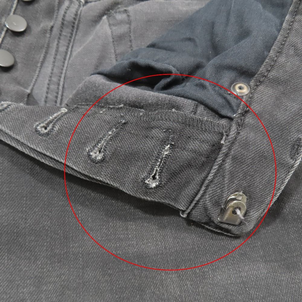Dior Homme Denim Jeans Pants Slim Skinny Stretch Button Fly 31 Gray — view 7