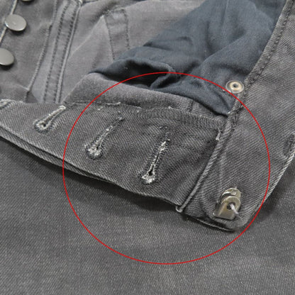 Dior Homme Denim Jeans Pants Slim Skinny Stretch Button Fly 31 Gray — view 7
