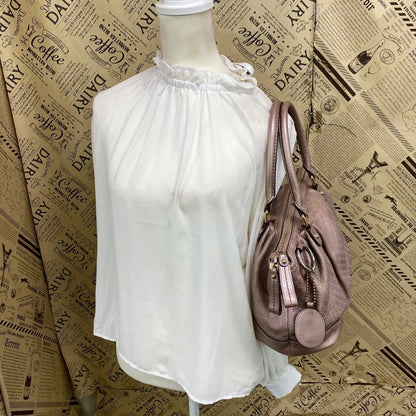 Gucci 2-Way Tote GG Leather Micro Pink — view 3