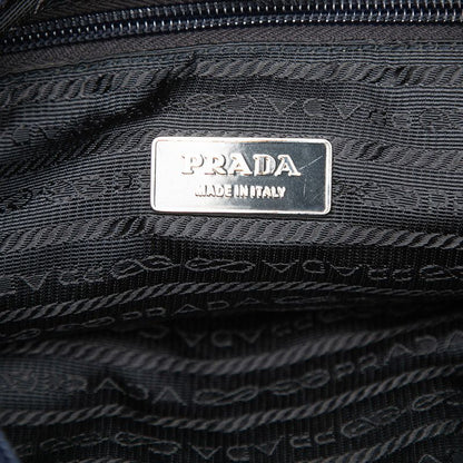 Prada Crossbody Shoulder Bag Navy Nylon Leather — view 5