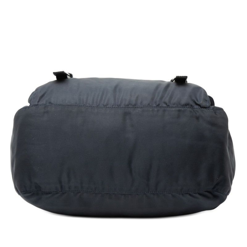 Prada Crossbody Shoulder Bag Navy Nylon Leather — view 3