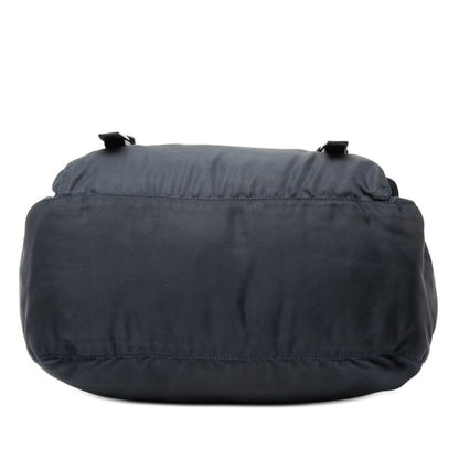 Prada Crossbody Shoulder Bag Navy Nylon Leather — view 3