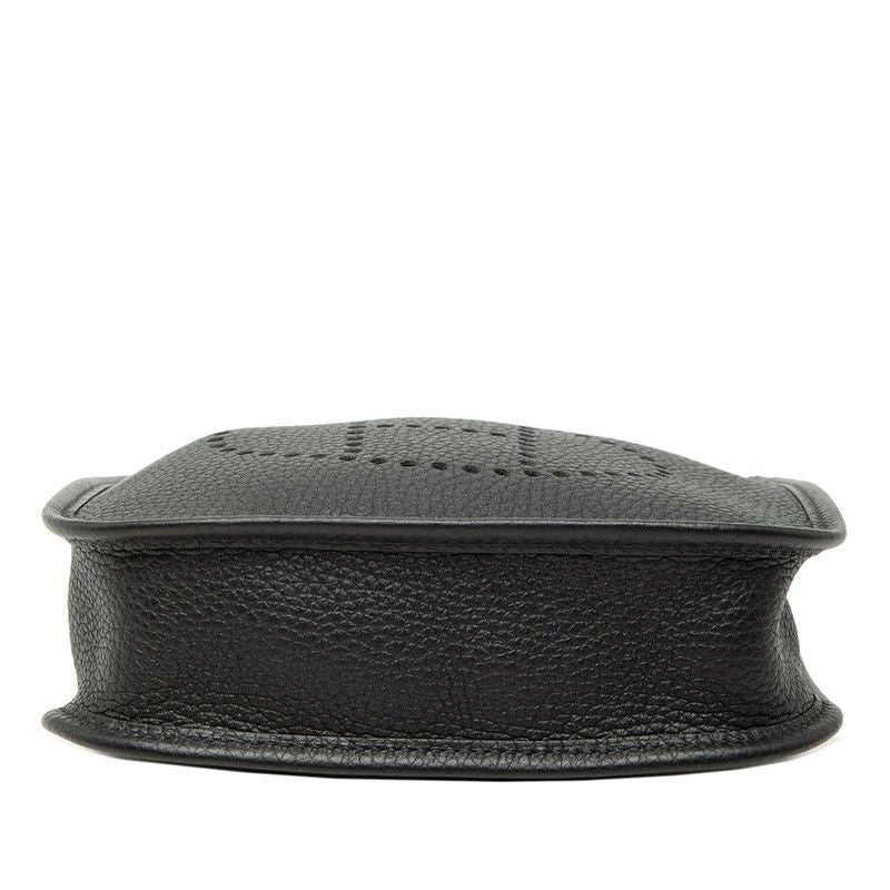 Hermes Evelyne TPM Crossbody Shoulder Bag Noir Black Taurillon Clemence — view 3
