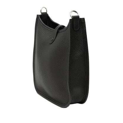 Hermes Evelyne TPM Crossbody Shoulder Bag Noir Black Taurillon Clemence — view 2