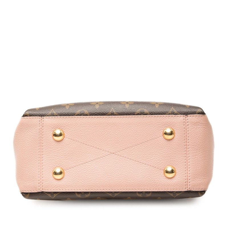 Louis Vuitton Monogram Calf Nne BB Chain Shoulder Bag Brown Rose Poodle Leather — view 3
