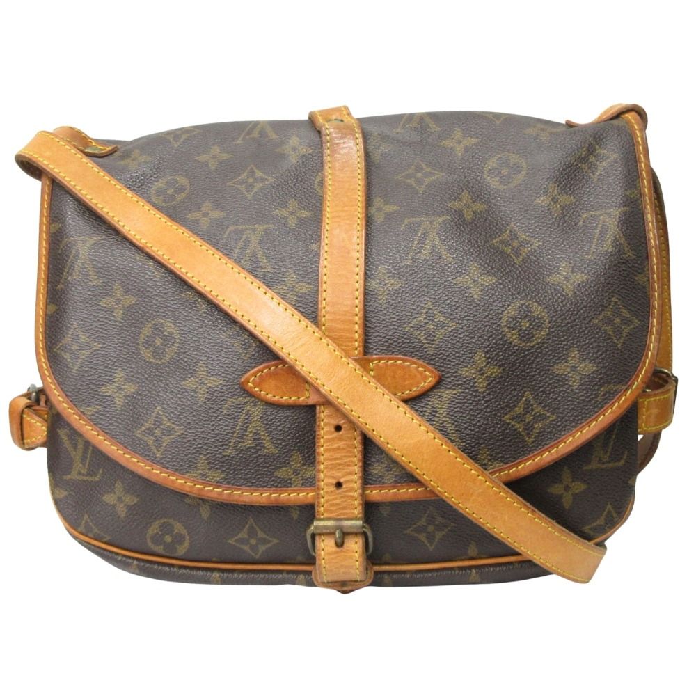 Louis Vuitton Monogram Saumur 30 Shoulder Bag Vintage Brown — view 2
