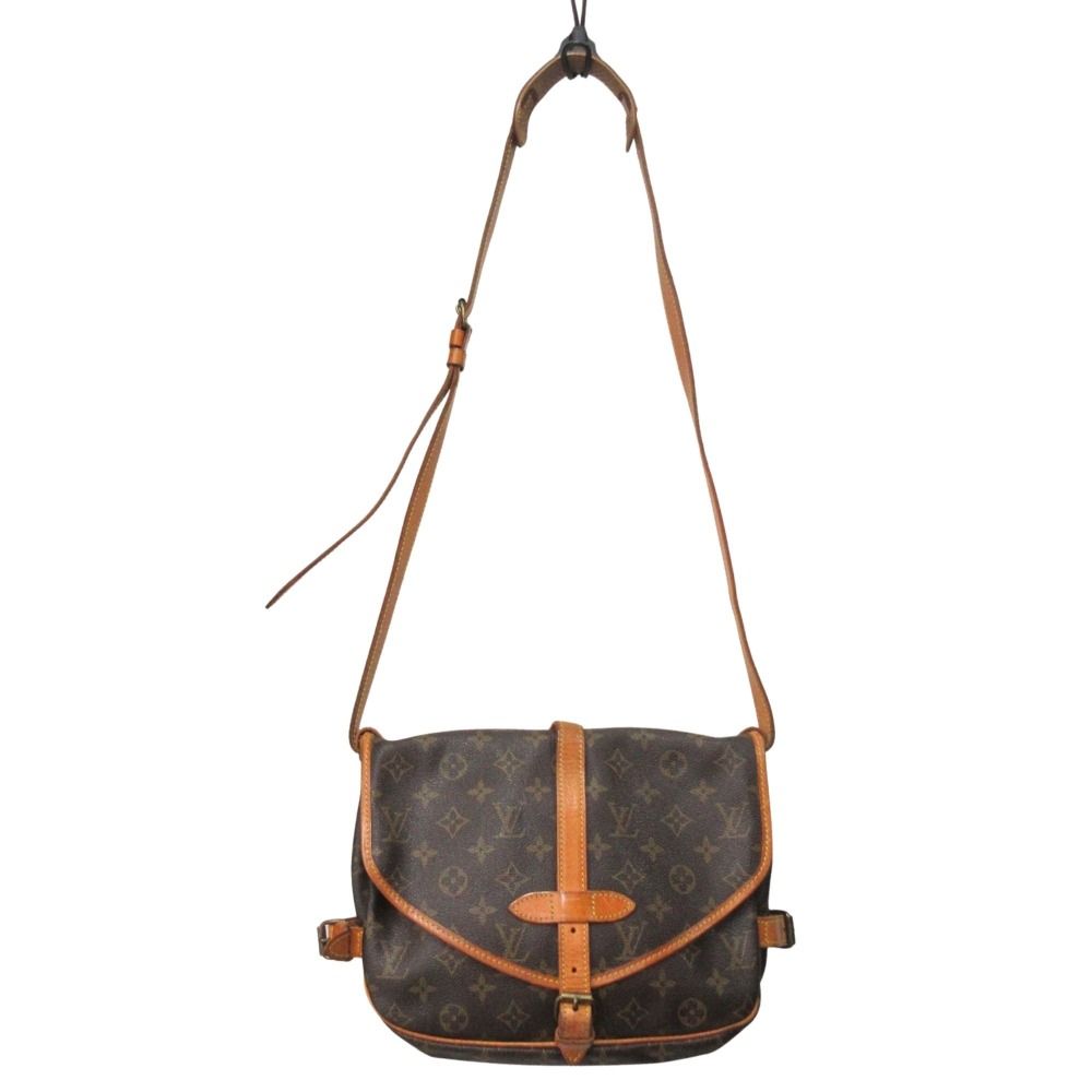 Louis Vuitton Monogram Saumur 30 Shoulder Bag Vintage Brown — view 7