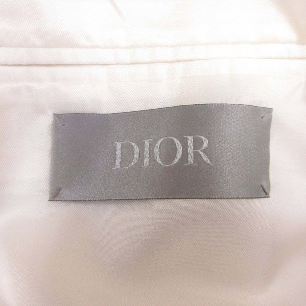 Dior Homme Silk Jacquard Tailored Jacket Peaked Lapel 2 Buttons Single — view 7
