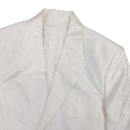 Dior Homme Silk Jacquard Tailored Jacket Peaked Lapel 2 Buttons Single — view 4