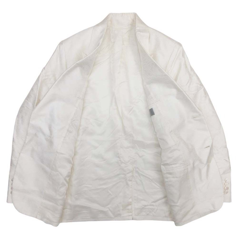 Dior Homme Silk Jacquard Tailored Jacket Peaked Lapel 2 Buttons Single — view 3