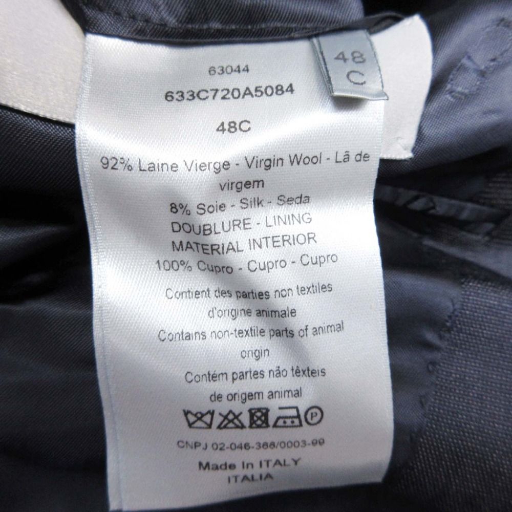 Dior Homme Dio le Omte la Jacket Notch Lapel Single Breasted 2 Buckle Full Back — view 9