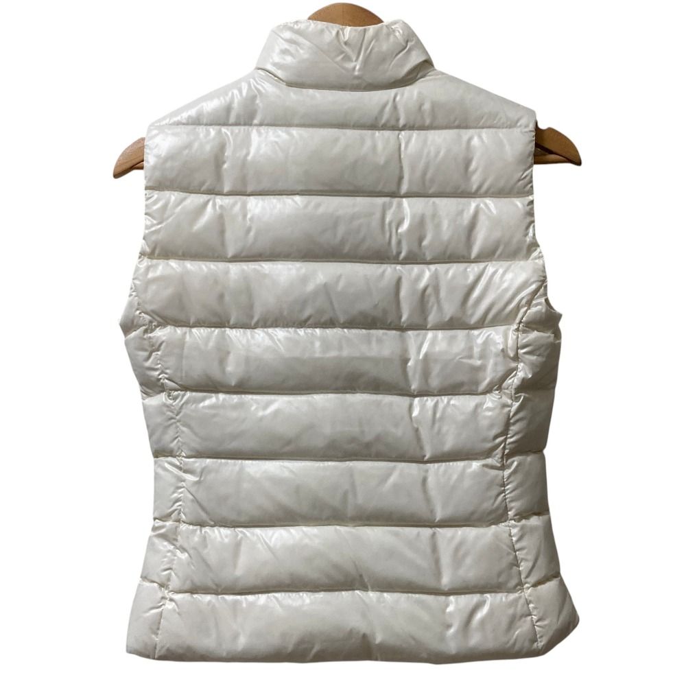 Moncler Ghany Gilet Nylon Down Vest 00 White — view 3