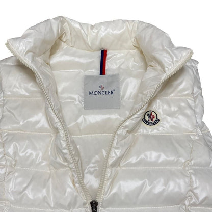 Moncler Ghany Gilet Nylon Down Vest 00 White — view 4