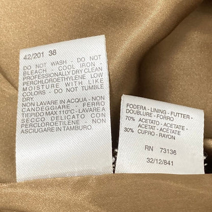 Max Mara Alpaca Cowl Long Coat 38 Brown — view 7