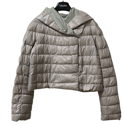 Max Mara the Cube Reversible Short Down Jacket 42 Gray