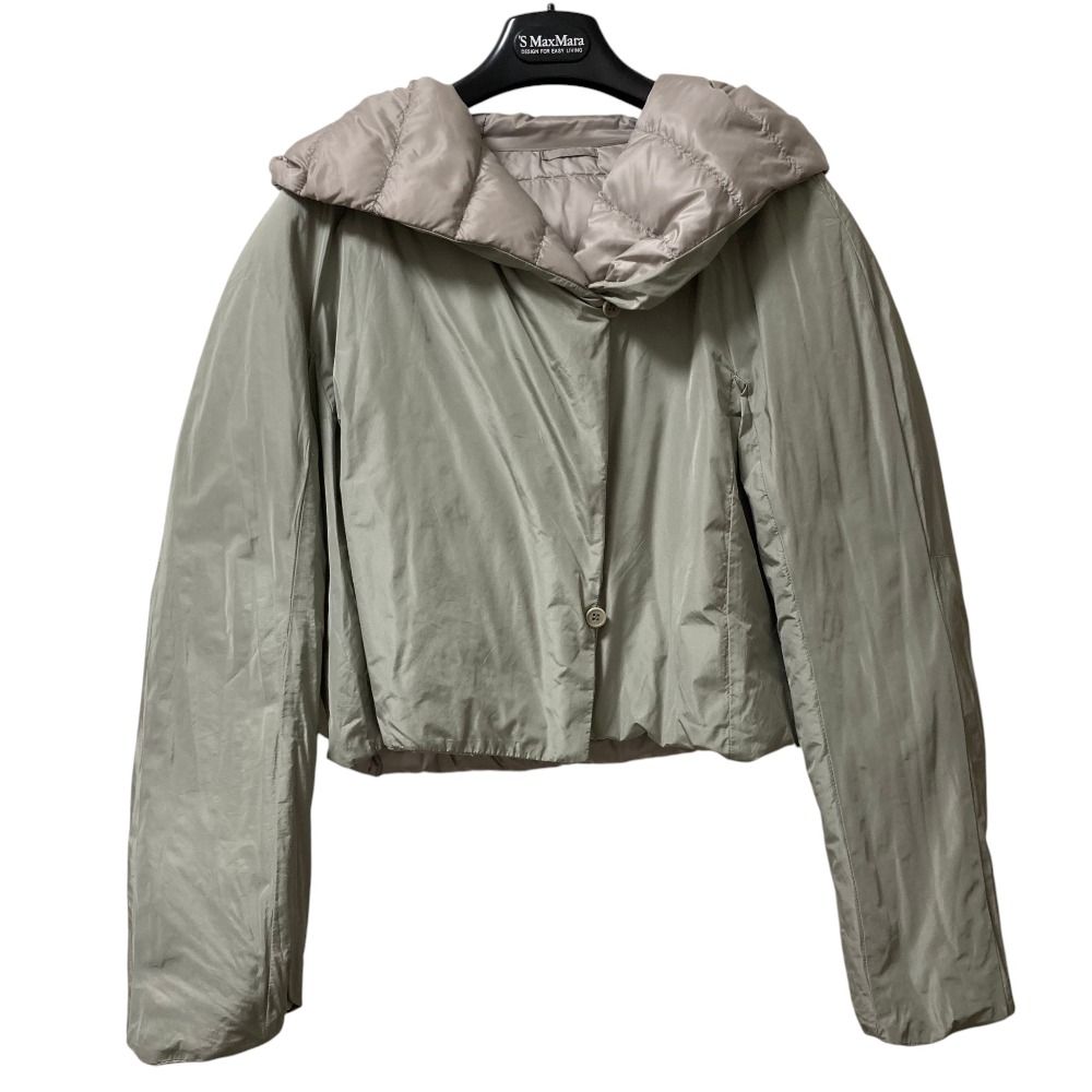 Max Mara the Cube Reversible Short Down Jacket 42 Gray — view 3