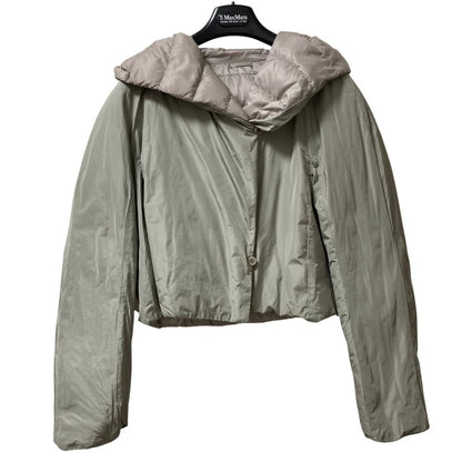 Max Mara the Cube Reversible Short Down Jacket 42 Gray — view 3
