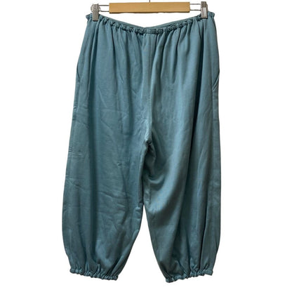 Hermes Silk Jersey Pants Jogger 38 Light Blue — view 3