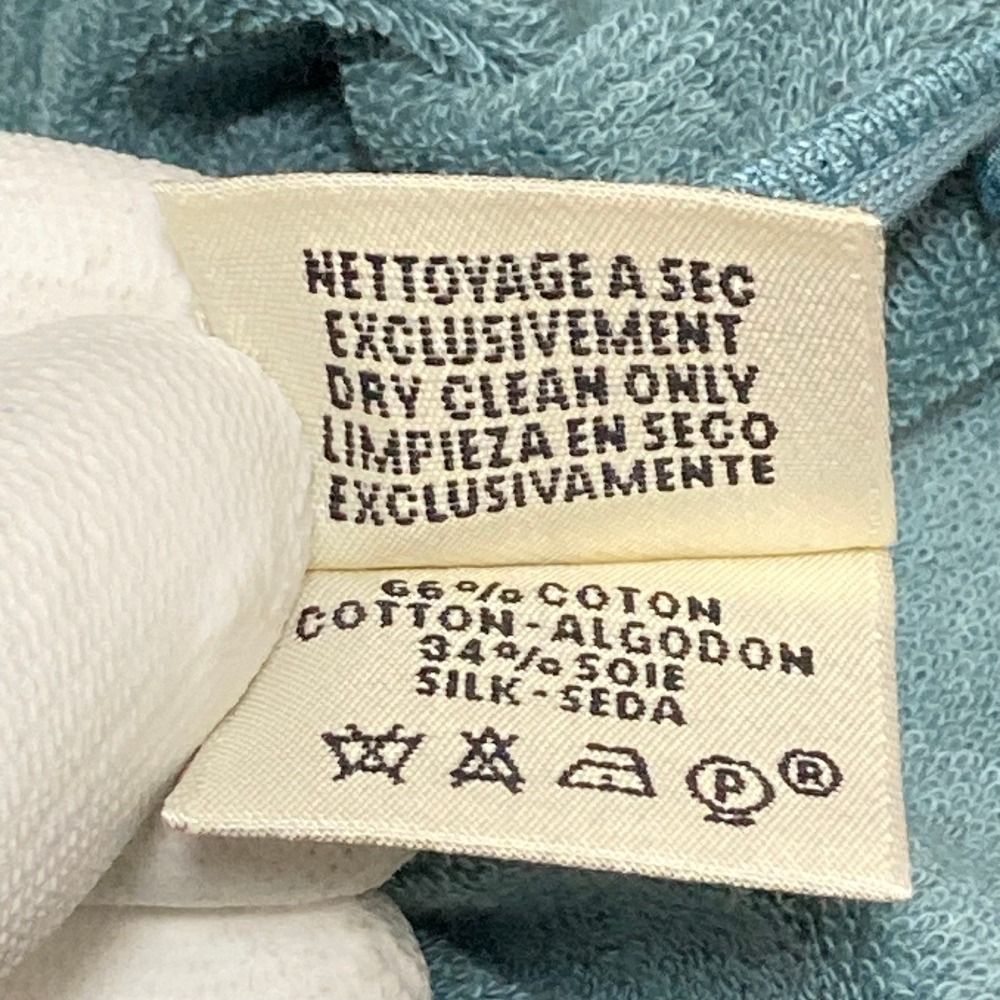Hermes Silk Jersey Pants Jogger 38 Light Blue — view 7