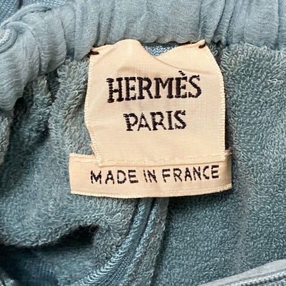 Hermes Silk Jersey Pants Jogger 38 Light Blue — view 4