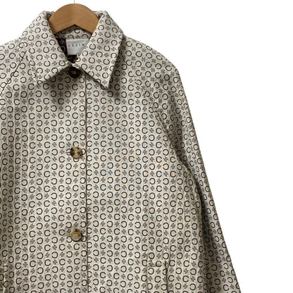 Celine Macadam Color Coat 42 Ivory Brown — view 2