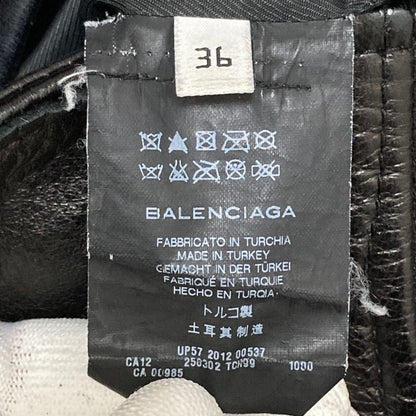 Balenciaga Double Rider's Jacket 36 Black — view 6