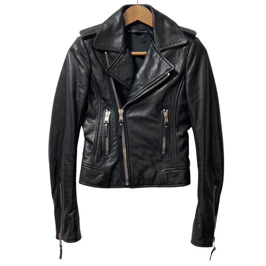 Balenciaga Double Rider's Jacket 36 Black