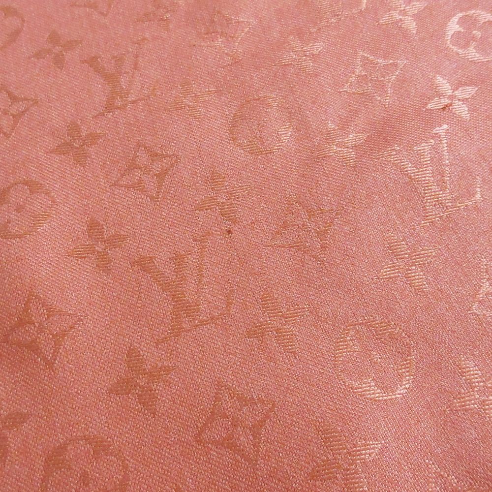Louis Vuitton Silk Wool Monogram Large Shawl Orange Scarf — view 6