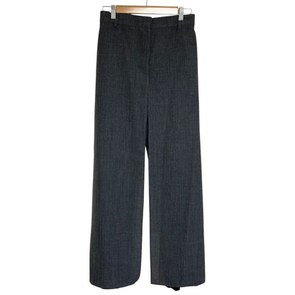 Fendi Wide Leg Trousers Pants 36 Gray