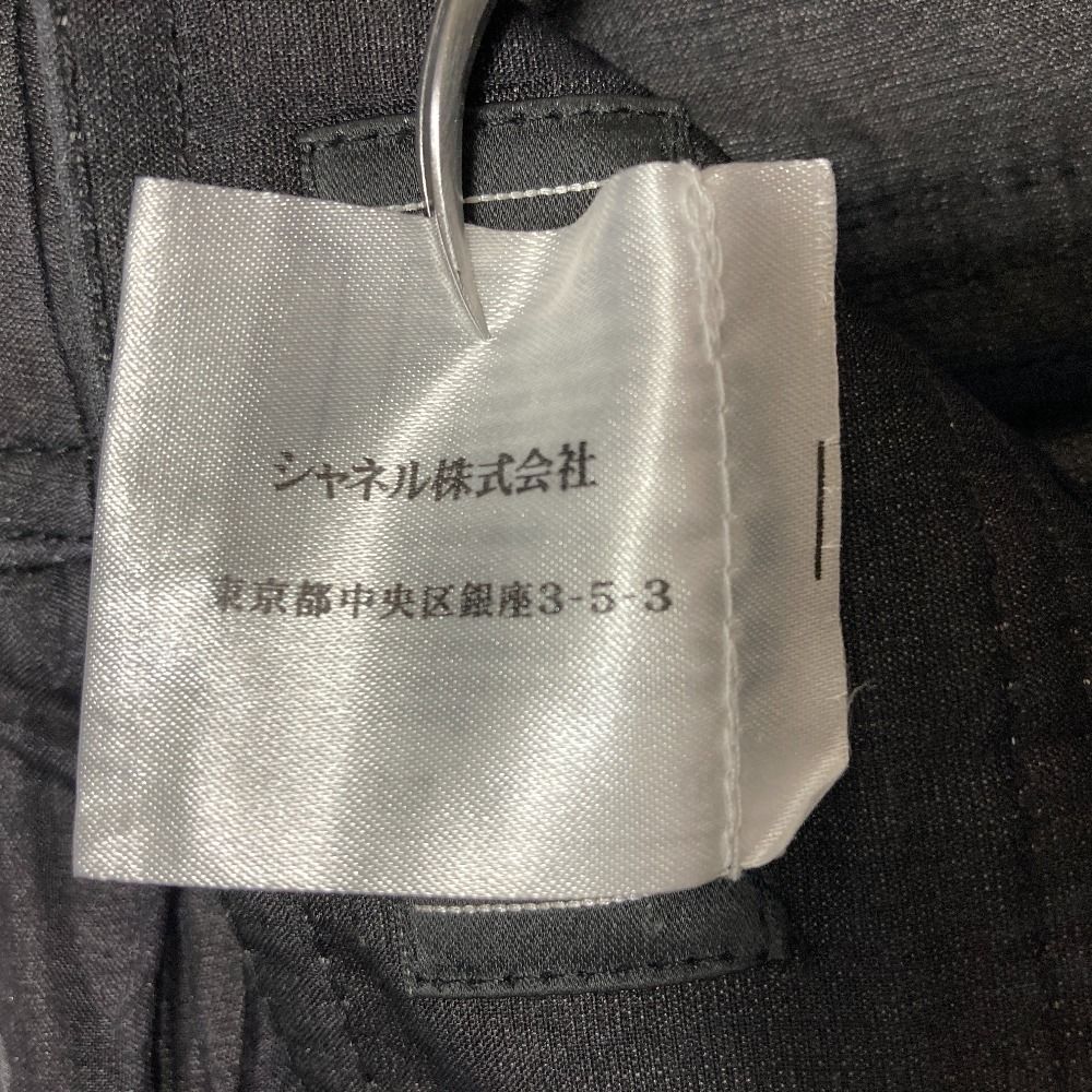 Chanel Cotton Silk Mini Skirt 40 Black — view 7