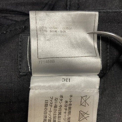 Chanel Cotton Silk Mini Skirt 40 Black — view 6