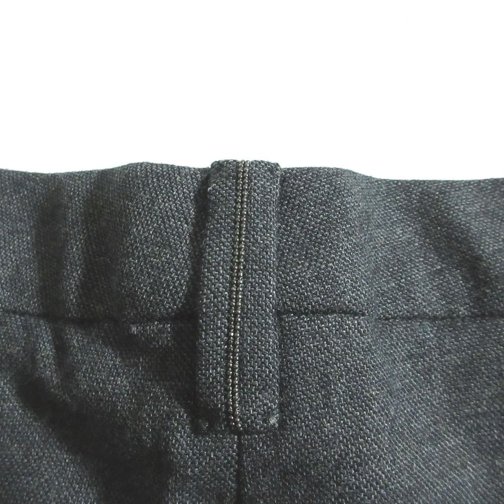 Brunello Cucinelli Moniere Decoration Stretch Tapered Trousers Pants 40 Dark — view 4