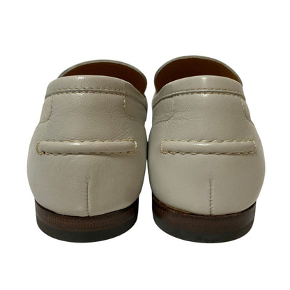Gucci Jordan Horsebit Loafers Shoes 36 Light Gray — view 3