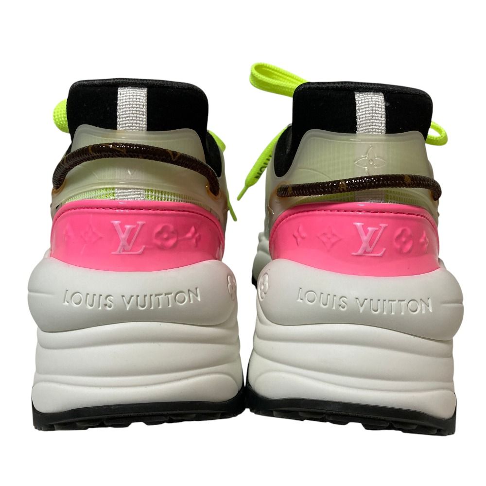 Louis Vuitton Run Away Line Mesh Sneakers 35.5 Yellow Neon — view 3
